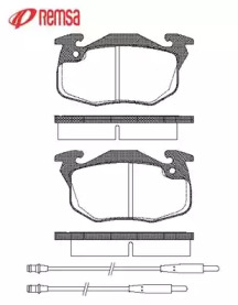 Комплект тормозных колодок METZGER 0192.44